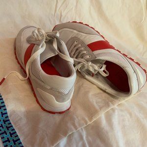 TORY SPORT RETRO STRIPE SNEAKER 8.5M